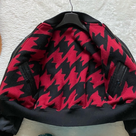 Women’s COACH 1941 Collection Reversible Bomber Jacket Black / Red - Size XS - Picture 7 of 11